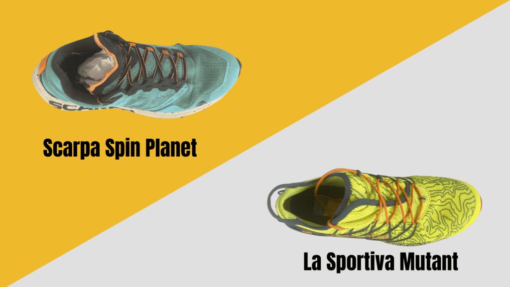 Picture of the Scarpa Spin Planet and La Sportive Mutant