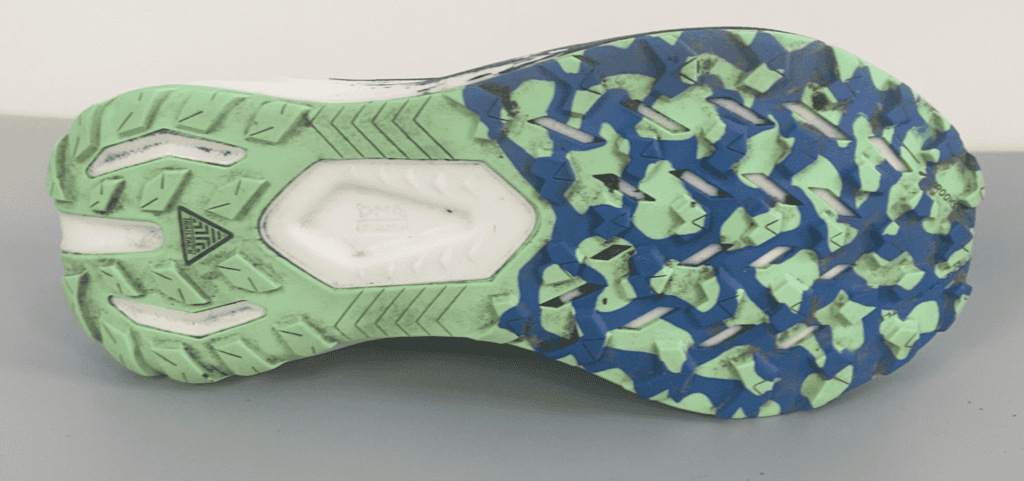 Picture of the outsole of the brooks catamount 3