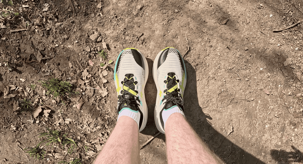Photo od the upper on the Asics Trabuco Max 5