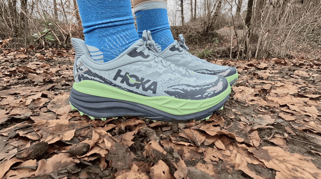 Photo of the Hoka Stinson 7 from the side